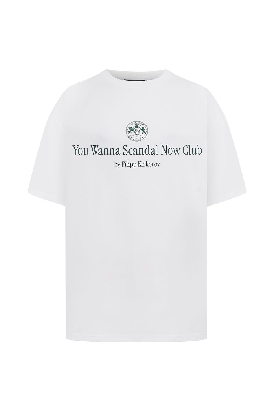 Футболка you wanna x philipp kirkorov "scandal now club"; цвет: Белый 