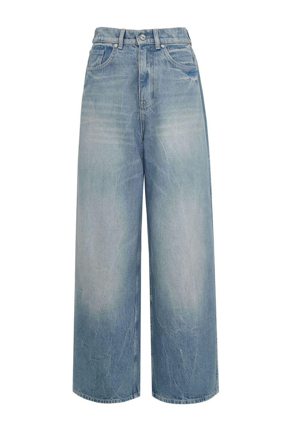 Джинсы oversize; цвет: Голубой