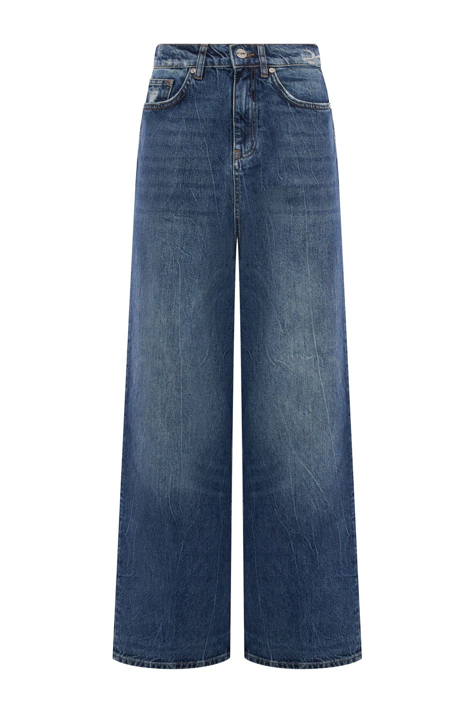 Джинсы oversize; цвет: Синий 